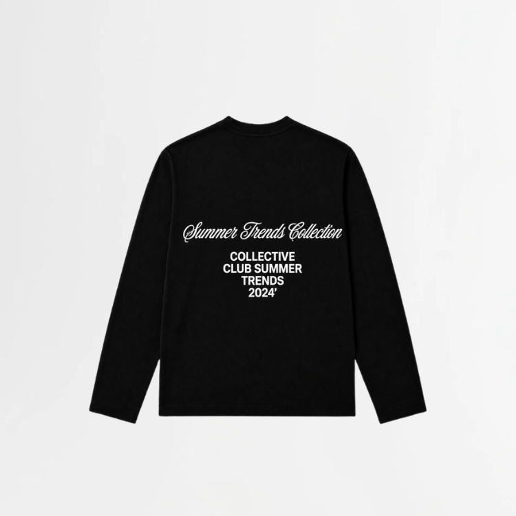 2006 LONGSLEEVE - ZWART/WIT