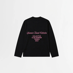 3032- LONGSLEEVE ZWART/ROZE