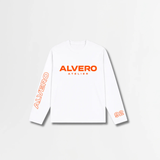 1002-1 LONGSLEEVE- ORANJE/WIT