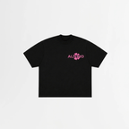 4003 T-SHIRT ZWART/ROZE
