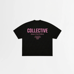 4003 T-SHIRT ZWART/ROZE