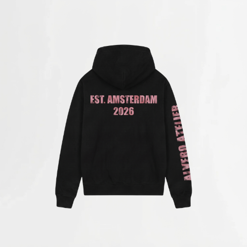 5001 ZIPPER ZWART/ROZE