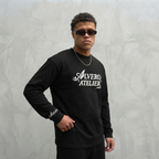 3030 T-SHIRT MANCHES LONGUES NOIR/BLANC