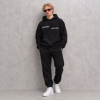 7054 HOODIE SCHWARZ