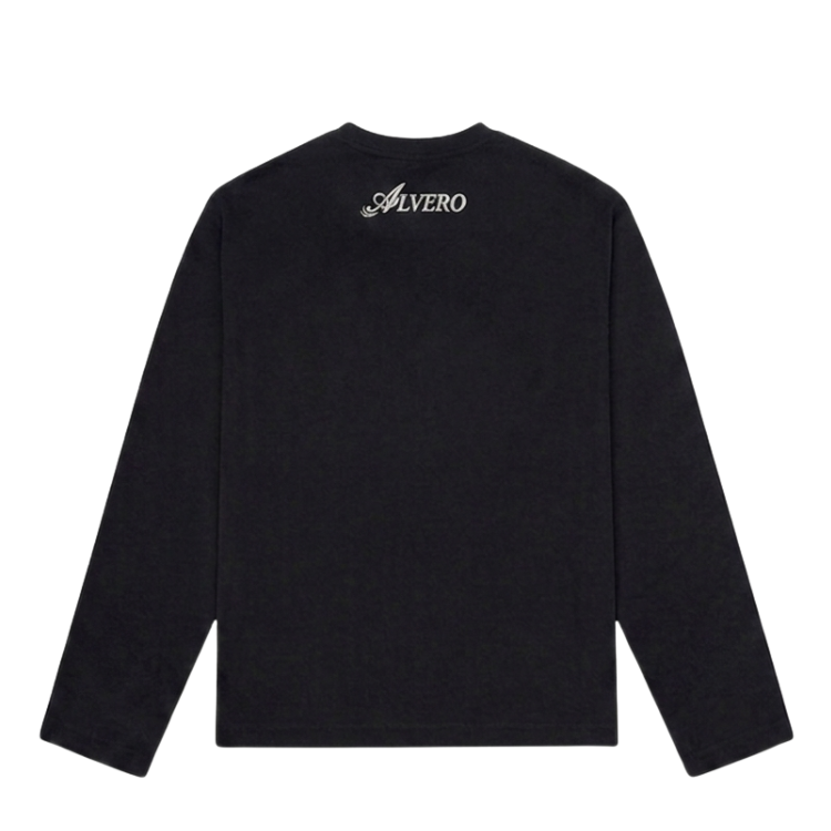 3030 LONGSLEEVE ZWART/WIT