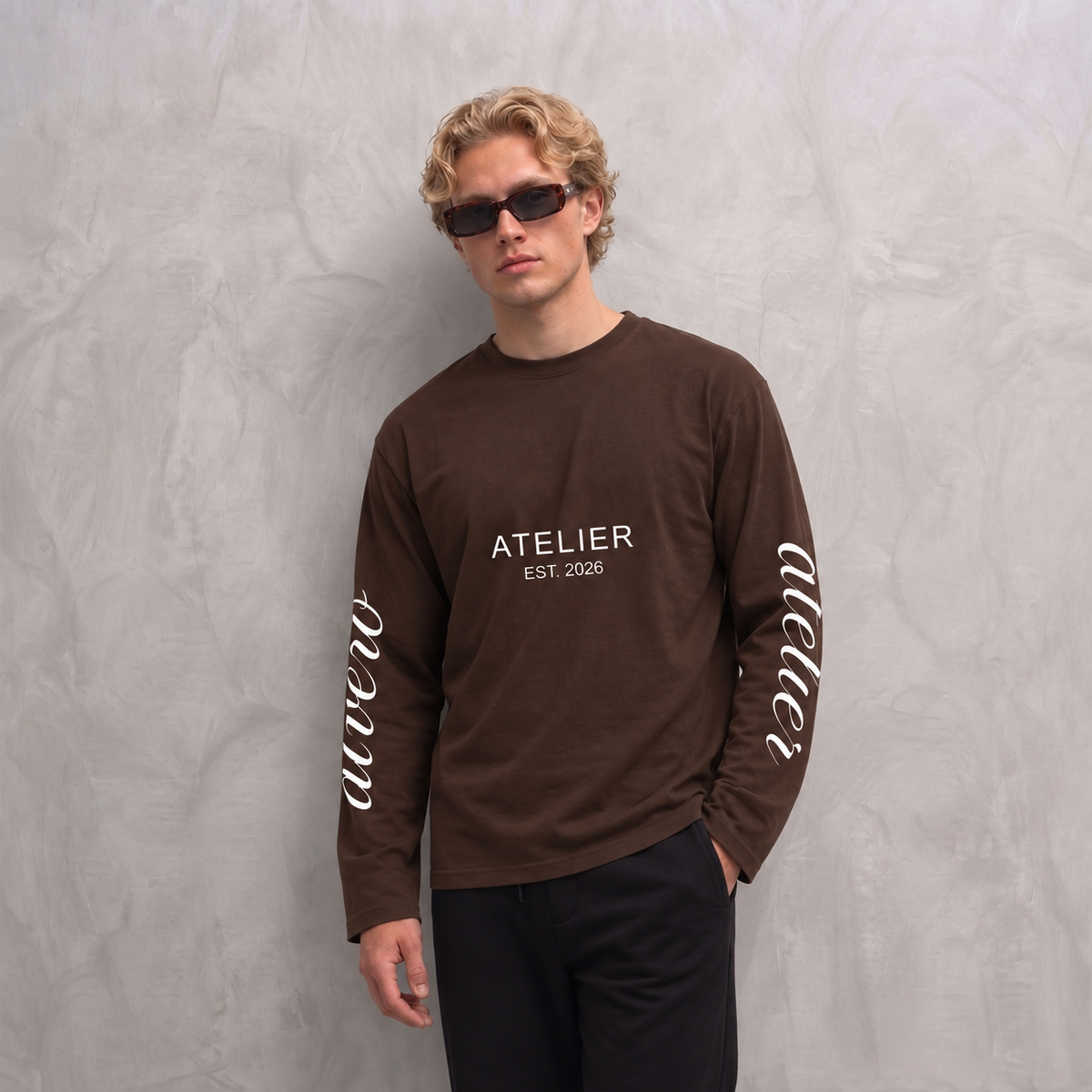 9067 LONGSLEEVE BRUIN