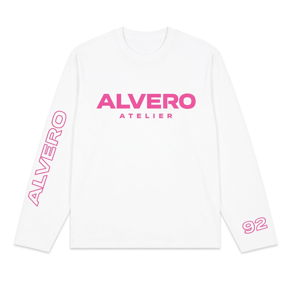 3029 LONGSLEEVE WIT/ROZE