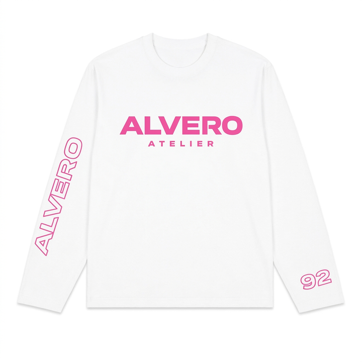 3029 LONGSLEEVE WIT/ROZE