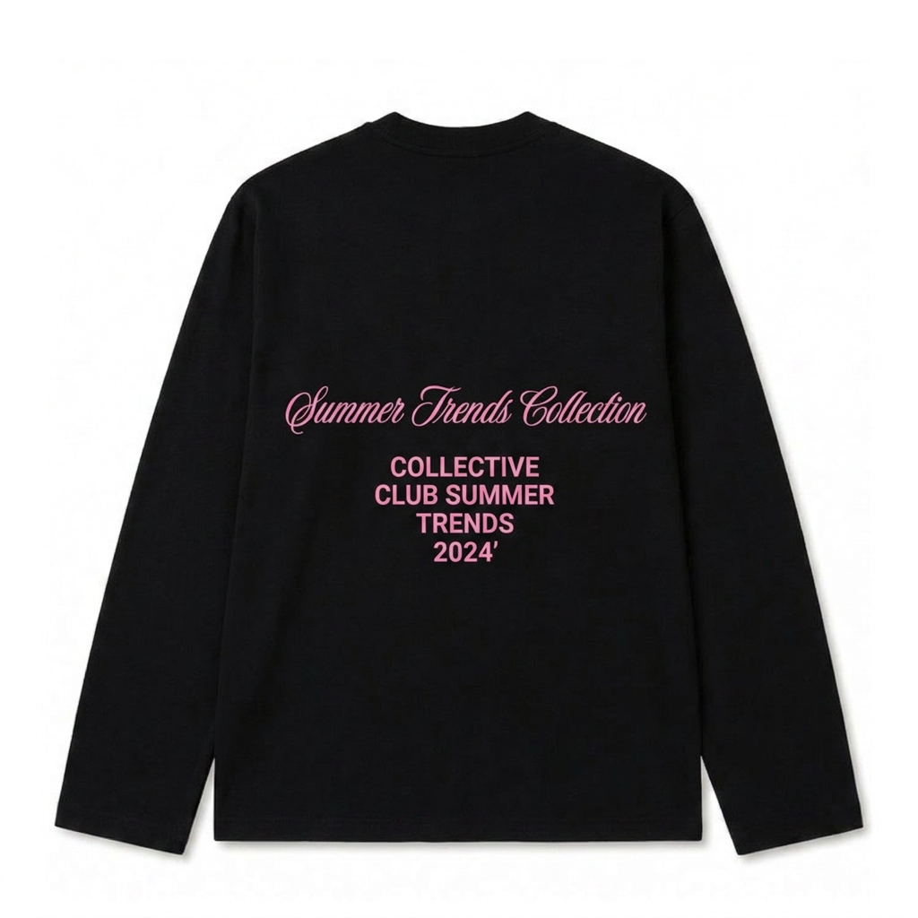 3032- LONGSLEEVE ZWART/ROZE