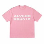 3027 T-SHIRT ROZE/WIT