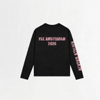 4026 LONGSLEEVE - ZWART/ROZE