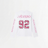 6002 LONGSLEEVE - WIT/ROZE