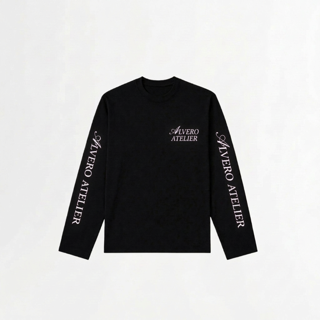 6005 LONGSLEEVE- ZWART/BRUIN