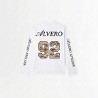 6006 LONGSLEEVE- WIT/BRUIN