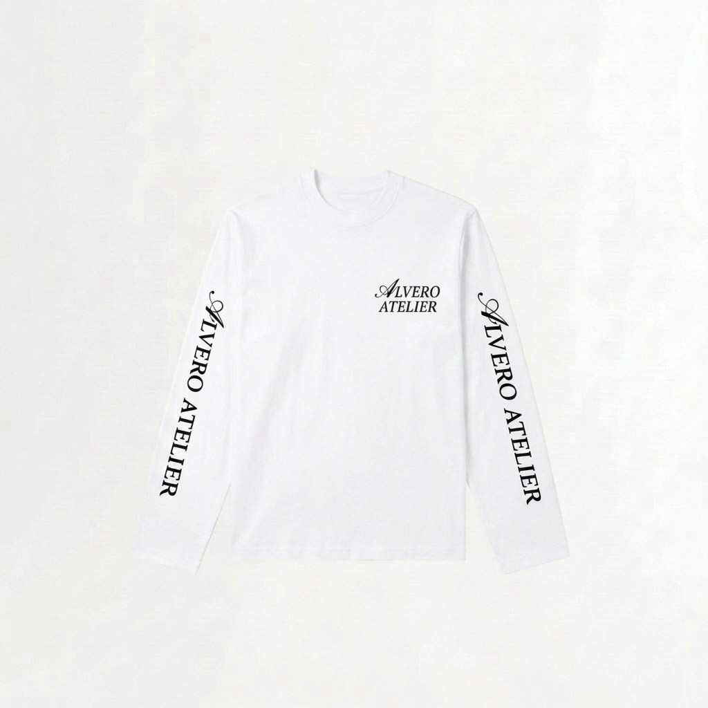 6006 LONGSLEEVE- WIT/BRUIN
