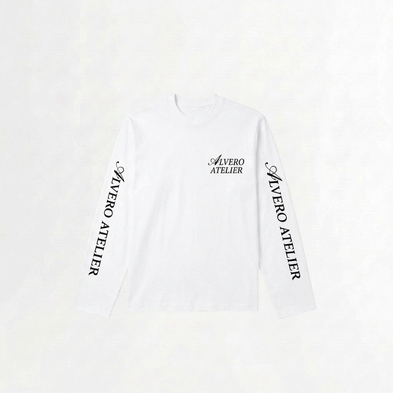 6006 LONGSLEEVE- WIT/BRUIN