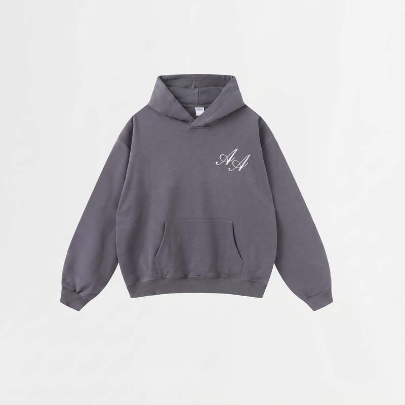 6071 HOODIE DONKERGRIJS