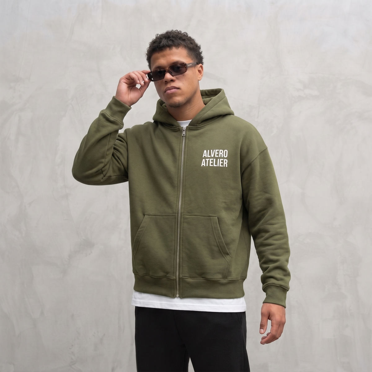 9050 ZIPPER GROEN
