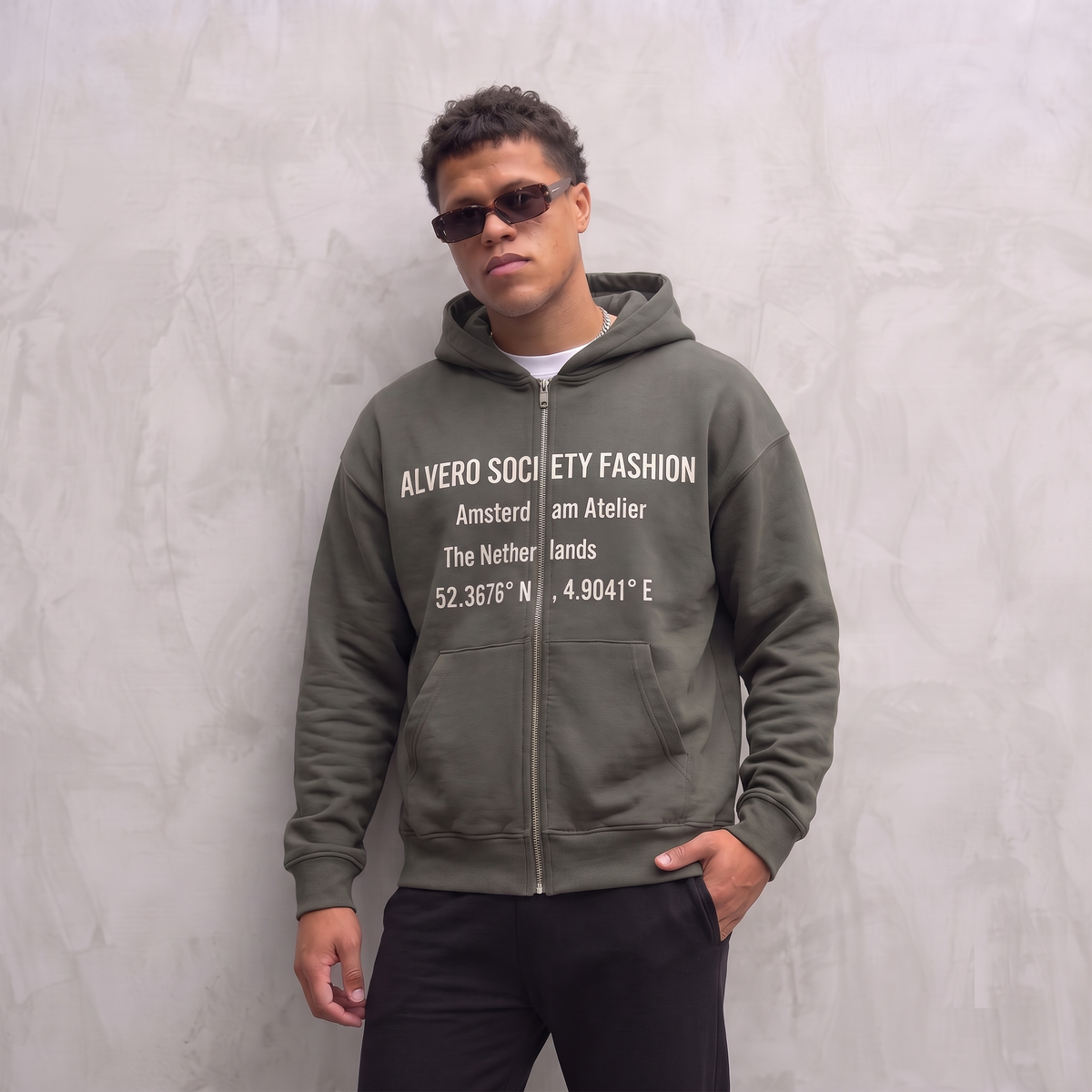 9003 ZIPPER DONKERGRIJS