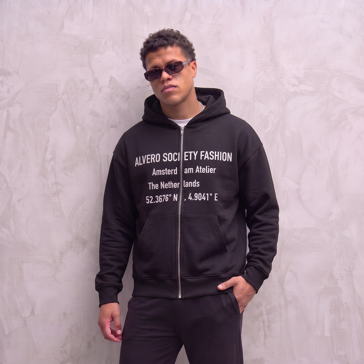 9001 ZIPPER ZWART