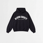 8097 HOODIE ZWART/WIT
