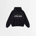 6080 HOODIE ZWART/LEGERGROEN