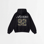 6080 HOODIE ZWART/LEGERGROEN