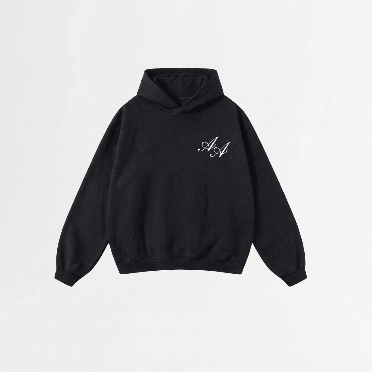 6070 HOODIE ZWART/WIT