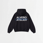 5066 HOODIE ZWART/BLAUW