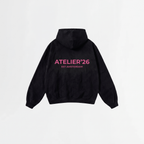 5060 HOODIE ZWART/ROZE