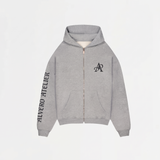 8001 ZIPPER GRIJS/ZWART