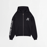 8002 ZIPPER ZWART/WIT