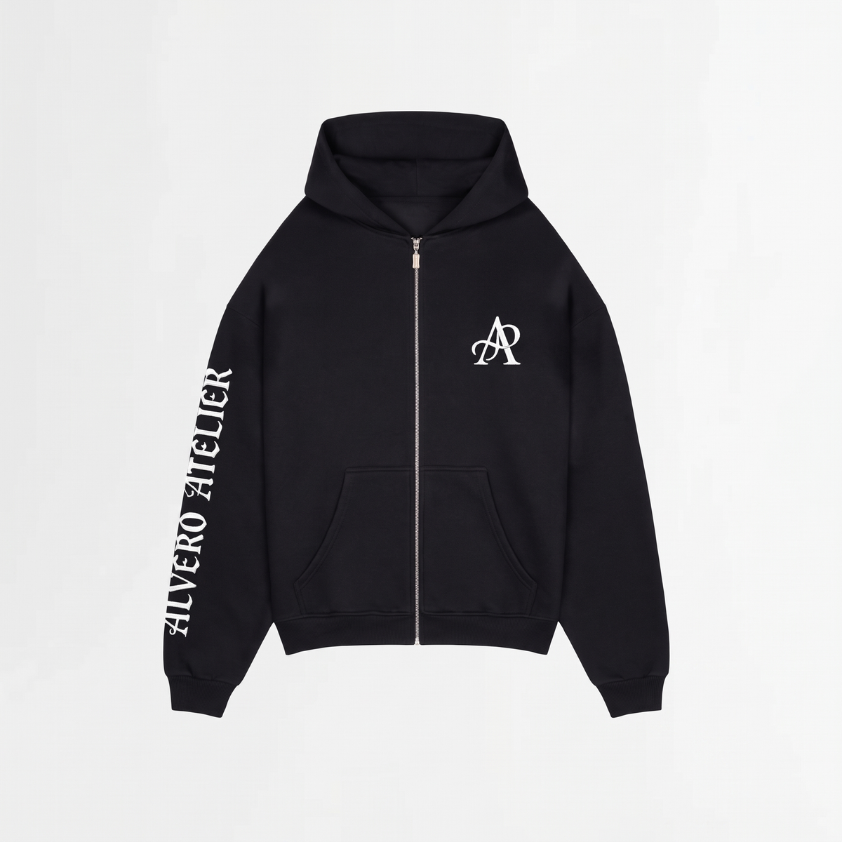 8002 ZIPPER ZWART/WIT