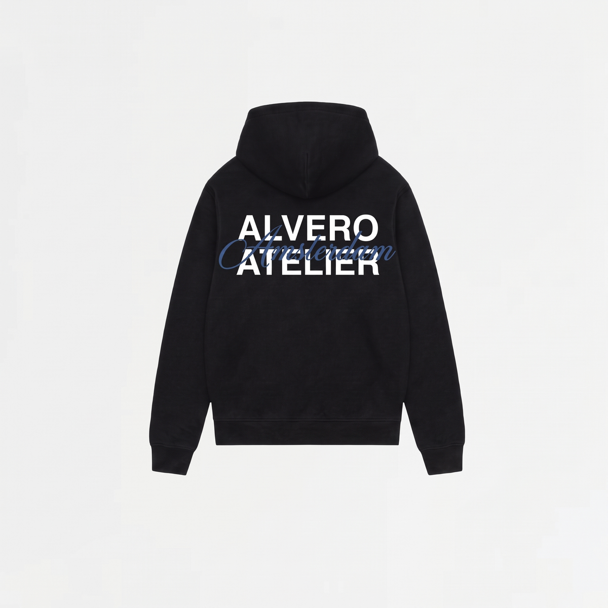 7008 ZIPPER ZWART/BLAUW