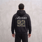 6080 HOODIE ZWART/LEGERGROEN