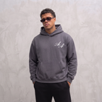 6071 HOODIE DONKERGRIJS