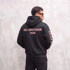 5001 ZIPPER ZWART/ROZE