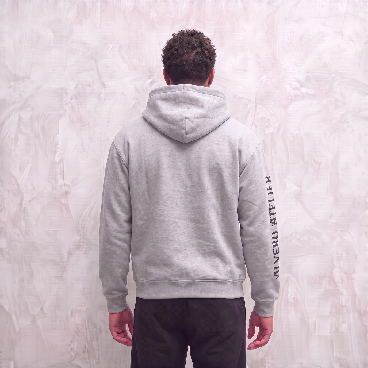 8001 ZIPPER GRIJS/ZWART