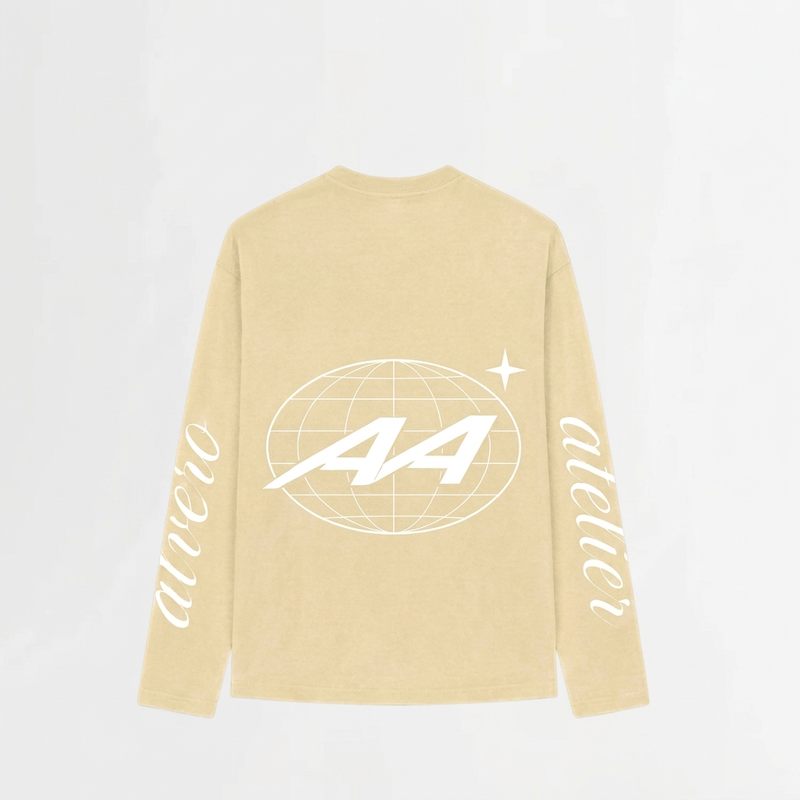 9033 LONGSLEEVE LICHTGEEL