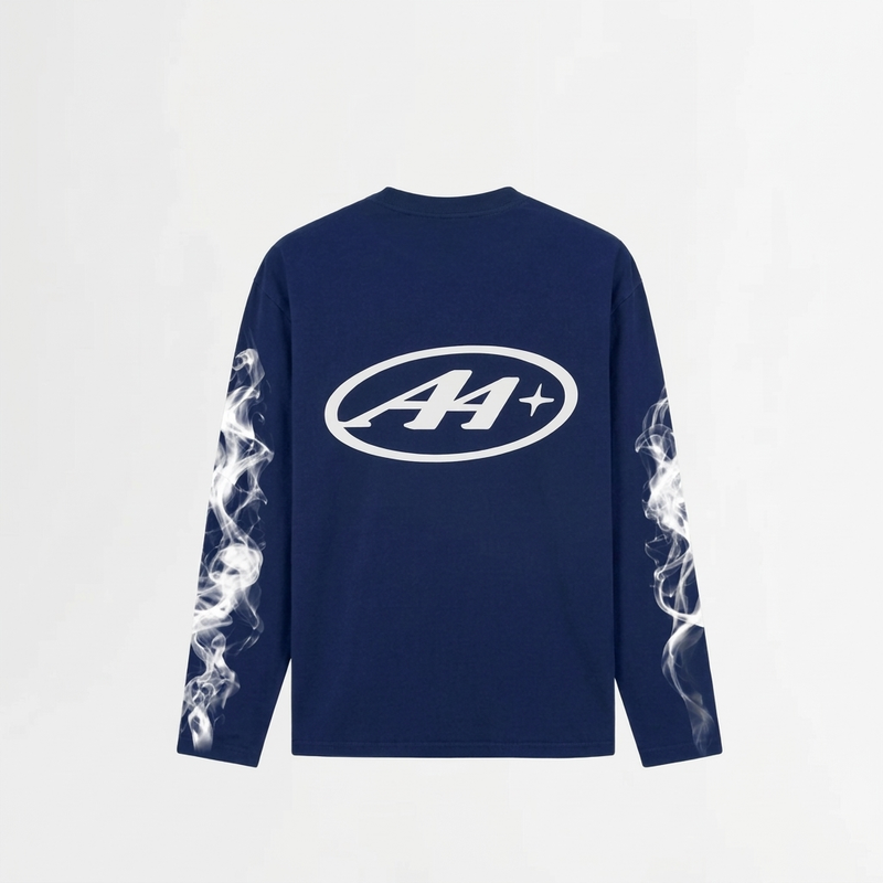 9032 LONGSLEEVE DONKERBLAUW