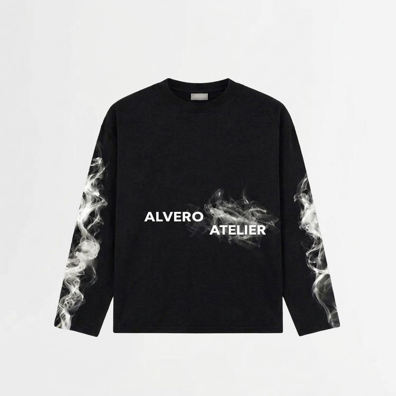 9042 LONGSLEEVE ZWART