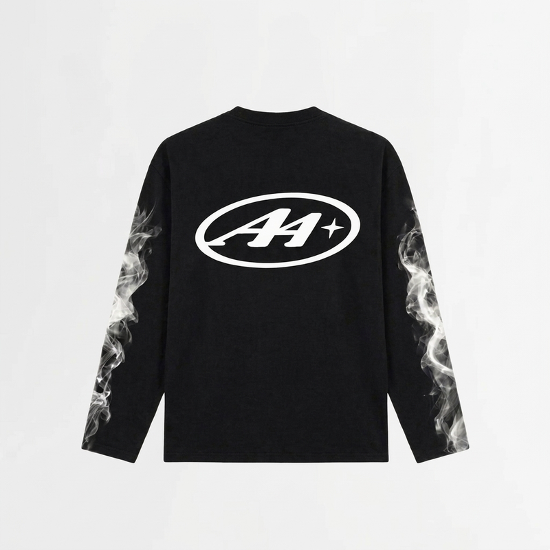 9042 LONGSLEEVE ZWART
